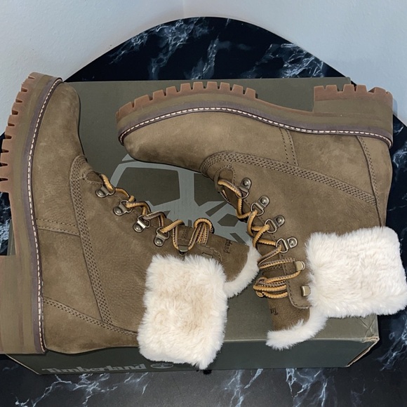 Timberland Courmayeur Valley Snow Boot - Women's Size 7.5 M Waterproof AUTHENTIC - Picture 10 of 16